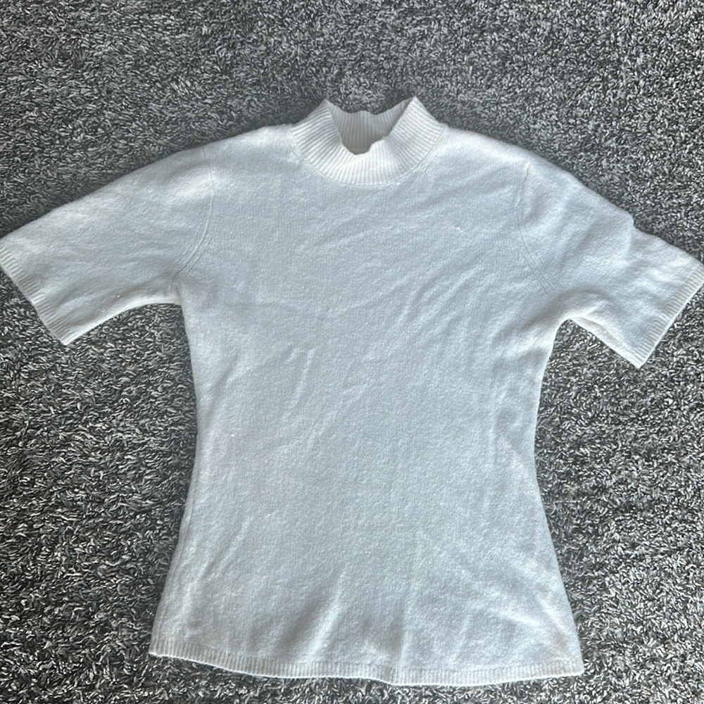 Abercrombie Short Sleeve Mock Neck Sweater